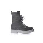 Eternal Shoes Gerçek Deri Gri Kadın Bot Gri 41