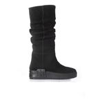Eternal Shoes Hakiki Deri Siyah Kadın Çizme Siyah 37