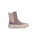 Eternal Shoes Lastikli Sıcak Astarlı Bej Süet Kadın Deri Bot Bej 38