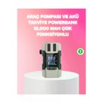 Ethab Giyim Araç Hava Pompası Ve Akü Takviye Powerbank 12.000 Mah Çok Fonksiyonlu - Glst8504-1932