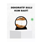 Ethab Giyim GLST3617-7478 Dekoratif Kum Saati – Şık Masa Üstü Aksesuar Dayanıklı Malzeme Modern Ve Kla - Glst3617-747