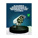 Ethab Giyim GLST5784-4075 Güneş Enerjili Kamera Görünümlü Hareket Sensörlü Led Duvar Lambası Uzaktan - Glst5784-407