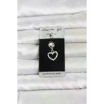 Ethab Giyim GLST9266-2723 316L Cerrahi Çelik Sallantılı Kalp Model Göbek Piercing