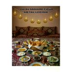 Ethab Giyim Pilli Minareli Hilal Led Işık Gold Metal Ramazan Dekorasyonu - Glst8584-2328