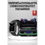 Ethab Ticaret Ucuz ve Kaliteli Kulaklıklı Saat Seti Bluetooth Bağlantılı Akıllı Saat ve Kul - GL002V-7MF55 - Çok Renkli
