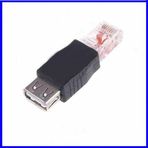 Ethernet RJ45 USB Port Dönüştürücü Adaptör Jack Rj 45 Erkek Dişi USB Çevirici Jack Fiş Fonksiyonel
