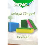 Ethex Bulaşık Süngeri 10'lu - Renkli Paket