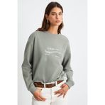 ETHIQUET RONJA Kadın Açık Yeşil Sweatshirt
