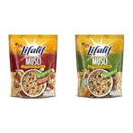 Eti 350 gr Lifalif Yer Fıstıklı ve Hurmalı Müsli + 350 gr Lifalif Kuru Meyveli ve Fındıklı Müsli