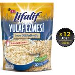 Eti Lifalif İnce Öğütülmüş Yulaf Ezmesi 350 g x 12 Yüksek Lif İçerikli Sade Müsli - 350 gr
