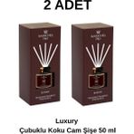 Eti Marshel Pro Luxury Çubuklu Koku Cam Sise 50 ml (2 Adet) - -