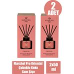 Eti Marshel Pro Oriental Çubuklu Koku Cam Şişe 50 ml 2 Adet