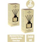 Eti Marshel Pro Pure Çubuklu Koku Cam Şişe 50 ml 2 Adet