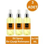 Eti Sprey Kır Çiçeği Kolonyası 150 ml 3 Adet