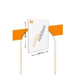 Etias Reklam A6 U Tipi Dikey Masa Üstü 2.8 Mm Şeffaf Pleksi Föylük / Broşürlük