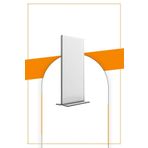 Etias Reklam A7 T Tipi Dikey Masa Üstü 20'li Paket / Şeffaf Pleksi Föylük / Broşürlük