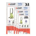 Eticaretarena 4 Paket 20 Adet Beko Bks 1330 Süpürge Modeli Toz Torbası S 6260