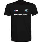 Etifa Tekstil Unisex Siyah %100 Pamuk Regular Fit Tişört – Bmw Baskılı, Günlük & Spor T-Shirt - XS