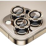 Etiget iPhone 12 Pro Max Kamera Koruyucu Lens Alüminyum Alışımlı Cam (gold)