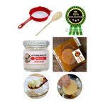 Etik Fatma Özel Üretim Organik Süt Kefir Mayası + Kombucha Başlangıç Kiti Kombu Mantarı Süzgeç + Tahta Kaşık