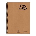 ETİKA SB A5 140 Sayfa Defter Kraft Kapak Spiralli Hafif Kağıt ÇİZGİLİ 70 Yp.