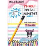 Etiket Dükkanı Okul Etiketi Kalem Etiketi Isimli Kişiye Özel Kuromi 294 Adet