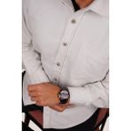 Etikmen Beyaz Düz Oversize Oduncu Erkek Gömlek - XL