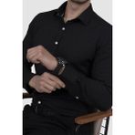 Etikmen Siyah Nokta Desenli Slimfit Erkek Gömlek