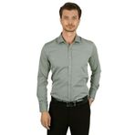 Etikmen Su Yeşili Slimfit Hediye Kutulu Erkek Gömlek XXL
