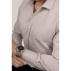 Etikmen Sütlü Kahve Slimfit Erkek Gömlek - XL