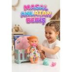 Etkileşimli Akıllı Masal Anlatan Ağlayan Emzikli Eğitici Pilli Oyuncak Et Bebek Ve Minik Arkadaşı