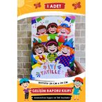 Etkinlikdenizi Gelişim Raporu Karne Kılıfı - Mutlu Çocuklar (1 ADET)