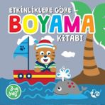 Etkinliklere Göre Boyama Kitabı - Gri (3 - 5 Yaş)