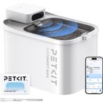ETKIT EVERSWEET MAX UVC Akülü Kedi Su Çeşmesi, 100 fl oz/3L Evcil Hayvan Su Çeşmesi, İçerideki Kediler Köpekler için, Yedek Filtreli Otomatik Kedi Su Sebili, Uygulama Kontrolü