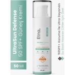 Etna Pharma Su Bazlı 50spf+ Hassas Ciltler İçin Makyaj Altı Bazı Yüz Güneş Kremi 50 Ml