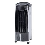 EtnaDecor Evaporatif Hava Soğutucu 100 Watt İyonizerli Zaman Ayarli Ve Uzaktan Kumandali 15 Litre Su Tankli Siyah