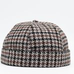 Etnik Desen Kısa Docker Şapka Vintage Cap Kasket
