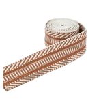 Etnik Stil Çiçekli Dokuma Döşeme, Jakarlı Kurdele 1 Yard Polyester Pamuk 3.8cm ve 5cm Genişlik Çok Renkli Çantalar Giysiler Kendin Yap El Sanatları Dekor(Brown 3.8cm)