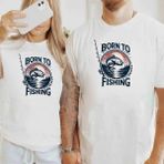 Etoile Studio Balıkçı Tasarımı T - Shirt Tişört Baskılı Fish - Beyaz