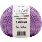 Etrofil 70329 Mürdüm Bambino Lux Cotton Örgü İpi