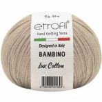 Etrofil 70706 Bej Bambino Lux Cotton Örgü İpi