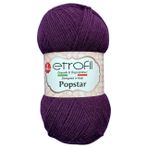 Etrofil Popstar 76001 Koyu Mor Örgü İpi