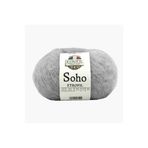 Etrofil Soho Örgü İpi Çelik Gri %55 Super Kid Mohair %23 Organik Merino Yün %22 Polyester 25g 225m (79199)