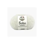 Etrofil Soho Örgü İpi Kırık Beyaz %55 Super Kid Mohair %23 Organik Merino Yün %22 Polyester 25g 225m (71092)