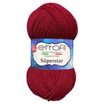 Etrofil Süperstar 73143 Bordo Örgü İpi