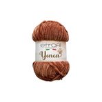 Etrofil Yonca Kadife Örgü İpi Açık Kahverengi %100 Polyester 100g 120m (70754)