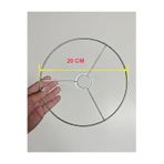 Etsylight 20 cm Abajur Teli, Avize Teli, Avize Çemberi, Abajur Çamberi
