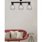 Etsylight Ametist Dizilone 3, Salon Avize, Mutfak Avize, Yemek Odası Avize, Oturma Odası Avize - Siyah