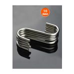 Etsylight Büyük S kanca, Kalın Metal Kanca, Kanca, S Hook, 10 adet