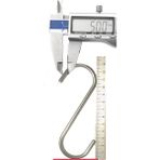 Etsylight, Çok Büyük ve Kalın Metal S Kanca 13 cm Boy x 5 mm Kalınlıkta 10 Adet